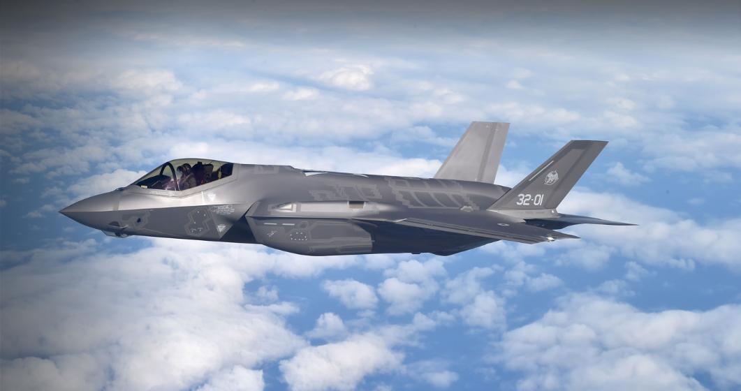F-35 in flight